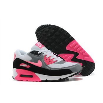 Nike Air Max 90 Womens Shoes Black White Red Special Promo Code